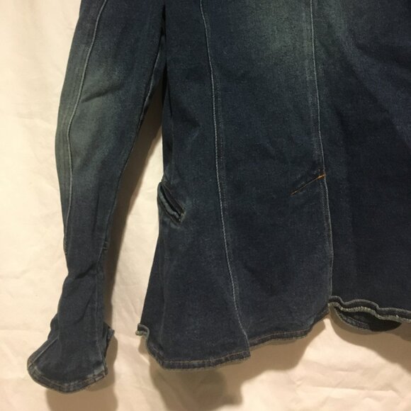 Denim Jeans Blazer Jacket - Picture 2 of 5